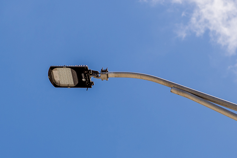 LED Streetlight Installation