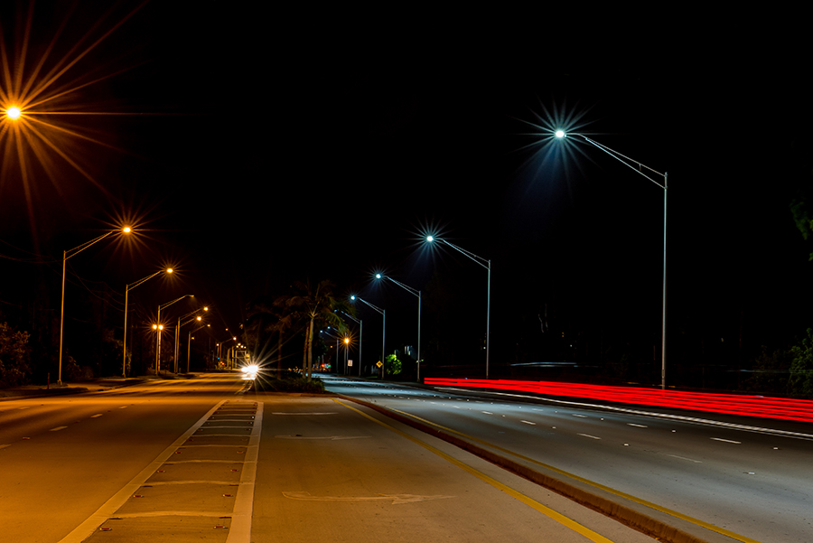 LED Streetlight Installation